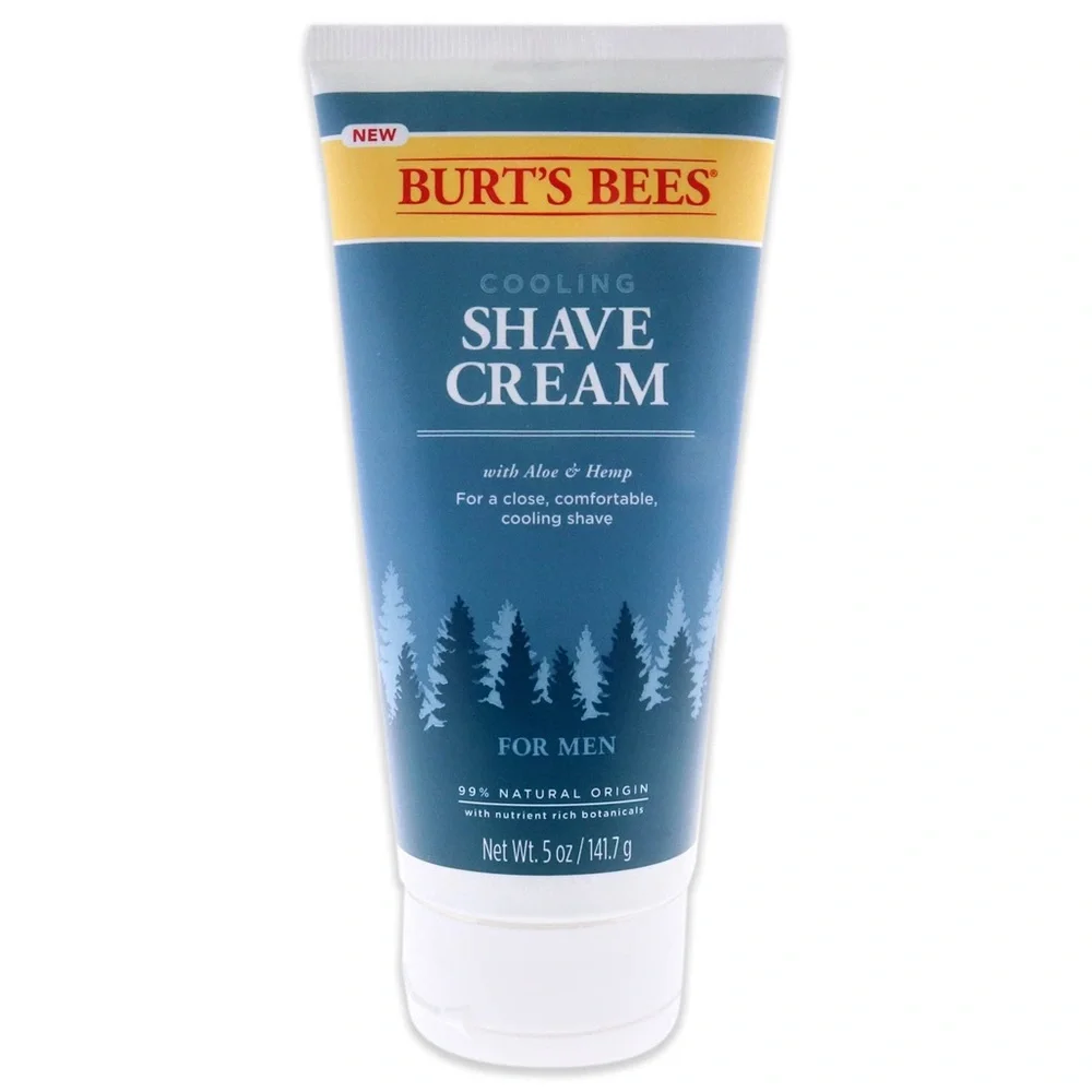 Burt's Bees Cooling Shave Cream for Men with Aloe 5 oz
